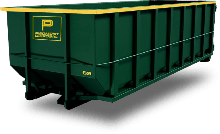 Piedmont Disposal dumpster rental sizes