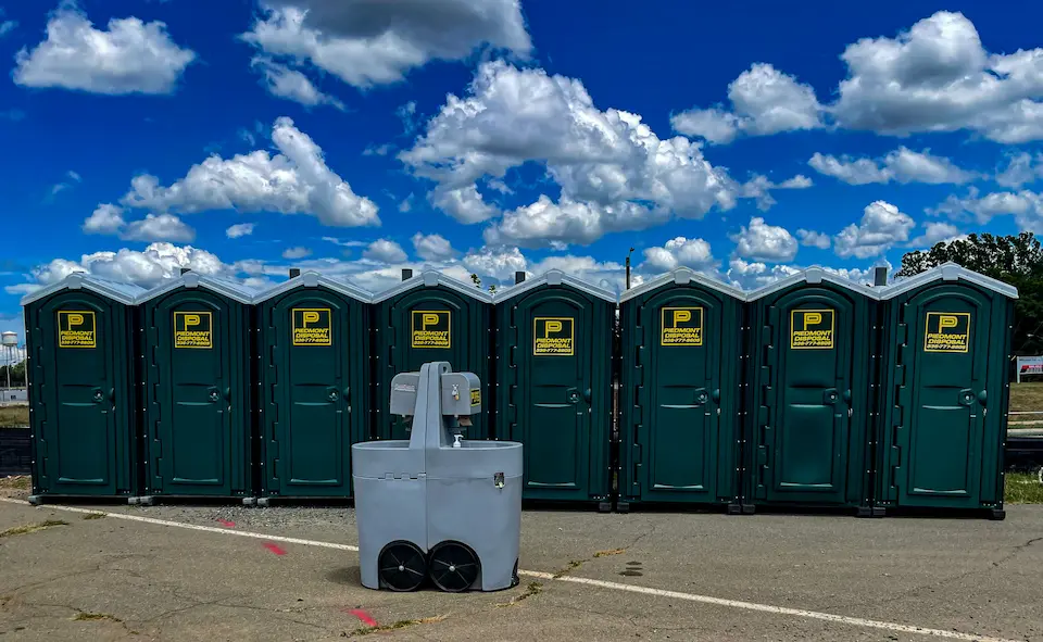 How many porta potties per person